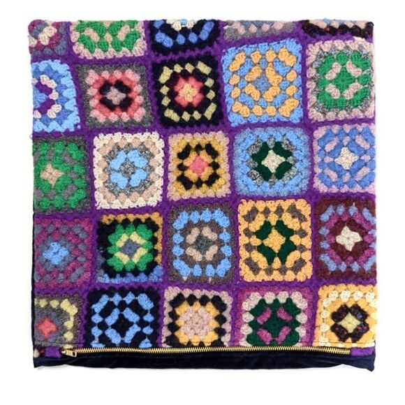 Granny Square Throw Pillow - Picture 3 of 10